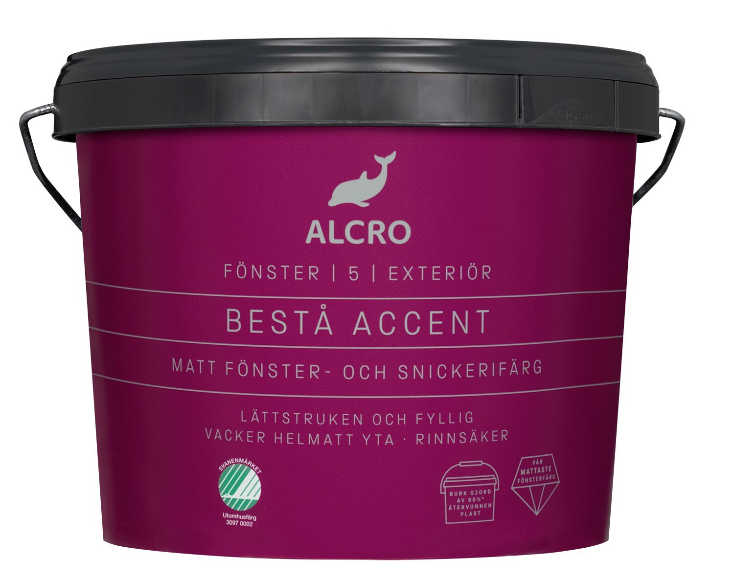 FÖNSTERFÄRG BESTÅ ACCENT VIT 2,7L - Alcro
