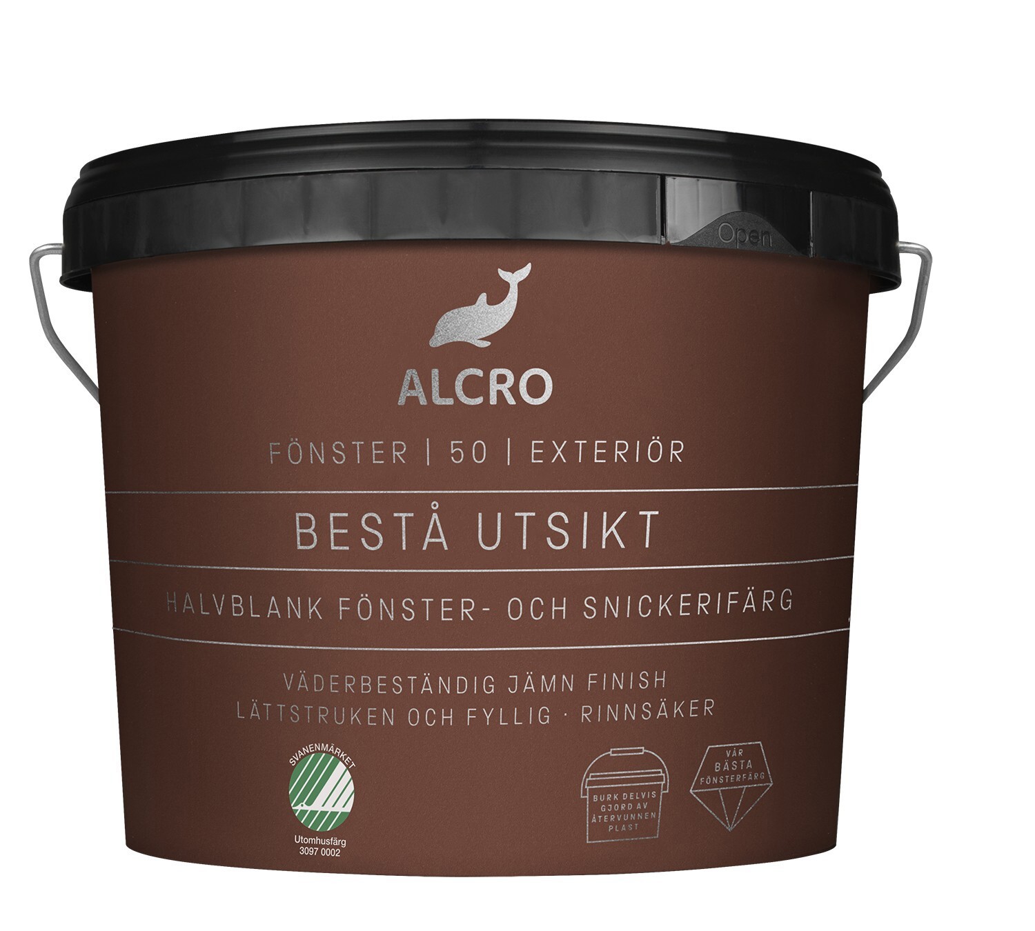 FÖNSTERFÄRG BESTÅ UTSIKT 312 TONAD VIT 0,75L - Alcro