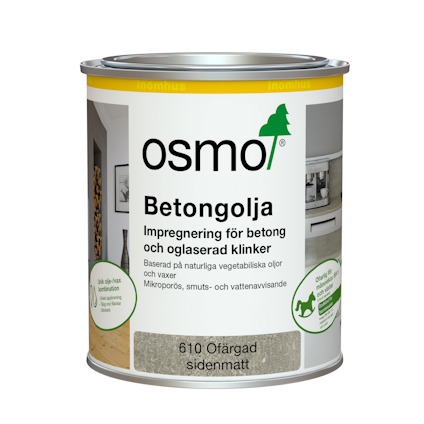 BETONGOLJA 610 OSMO OFÄRGAD SIDENMATT 0,75L