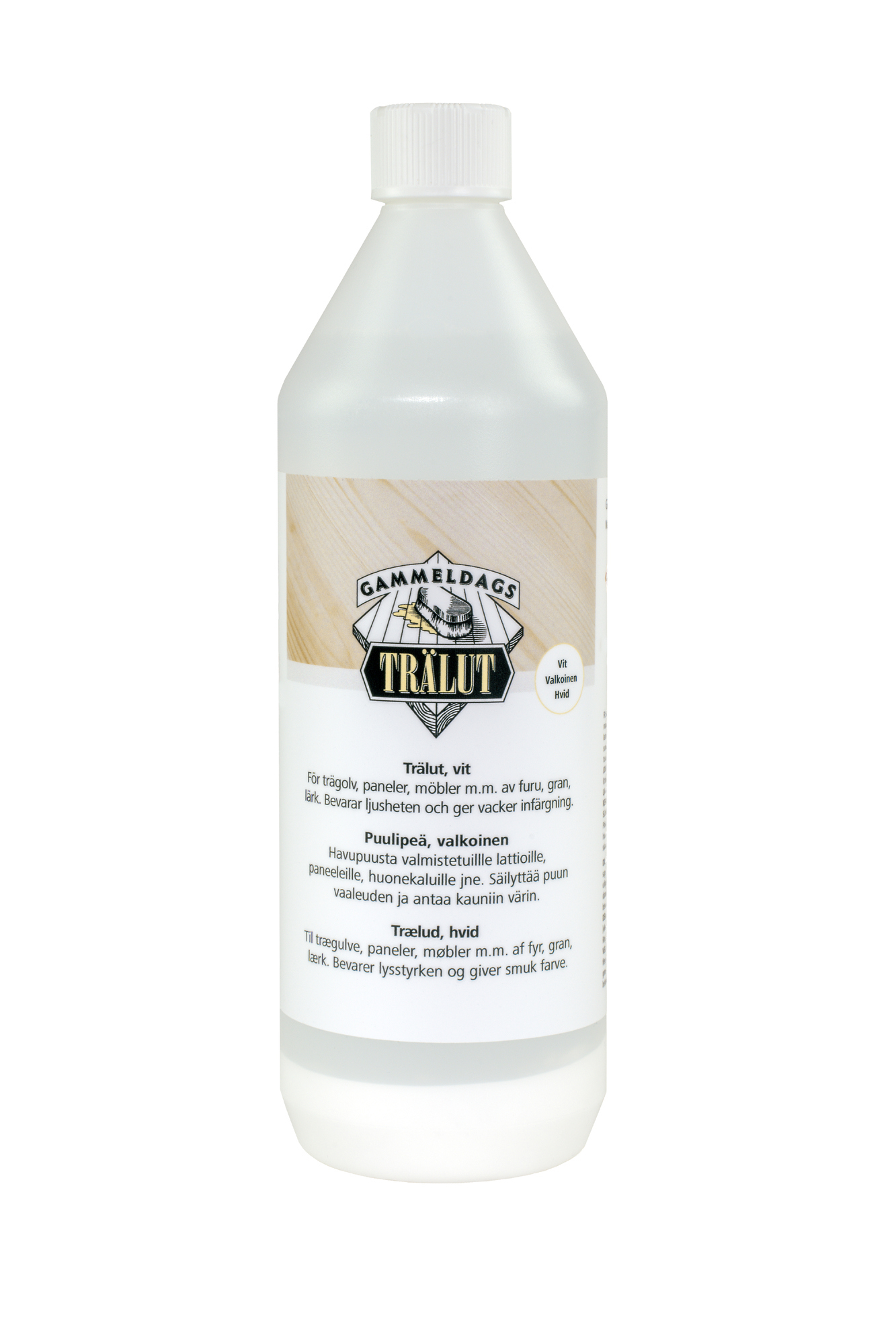 TRÄLUT GAMMELDAGS VIT - Gammeldags Trälut